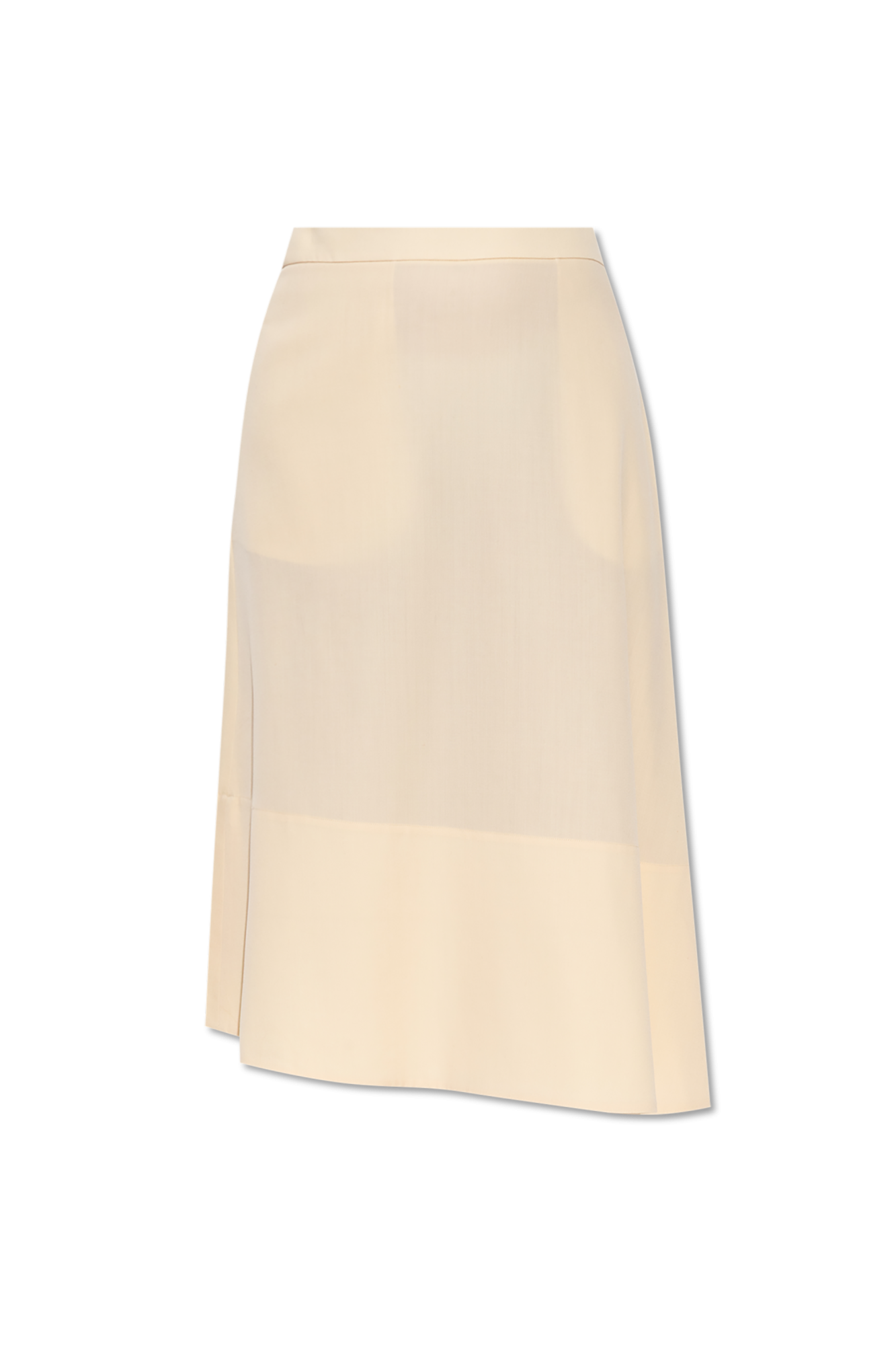 VIP【関税送料無料】希少 Jil Sander Wool Skirt Jil Sander Wrap Buckled Midi Skirt | Neutrals | FARFETCH